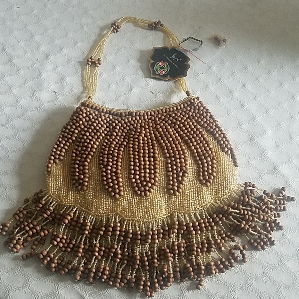 Small beaded evening bag